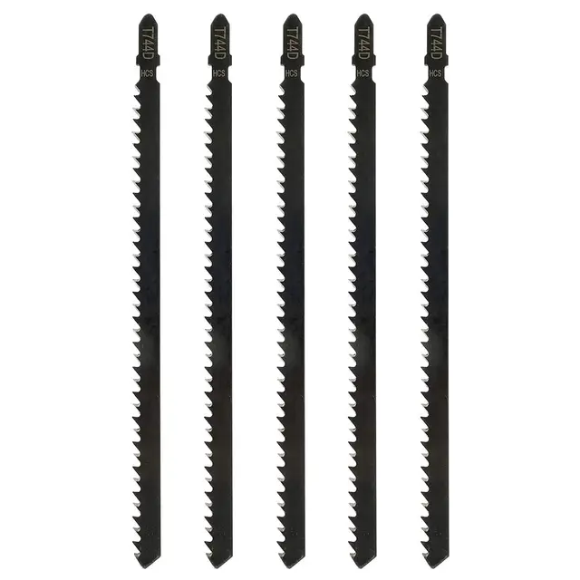 5 hojas de sierra de calar T744D profesionales de 180 mm para serrar madera y metal, accesorio de sierra caladora compatible con Bosch, Metabo, etc