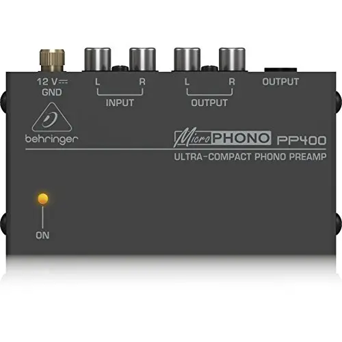 Behringer MICROPHONO PP400 - Preamplificador de Fono ultracompacto