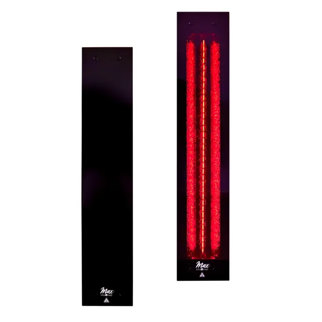 Frameless InfraROTmed Max© - Radiador de calor profundo (750 W, foco de infrarrojos para sauna, cabina de infrarrojos, espectro completo (InfraROTmed MAX 750W)