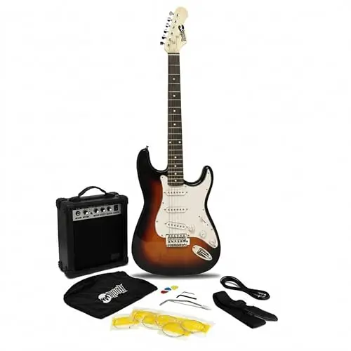 RockJam RJEG02-SK-SB - Kit de guitarra eléctrica
