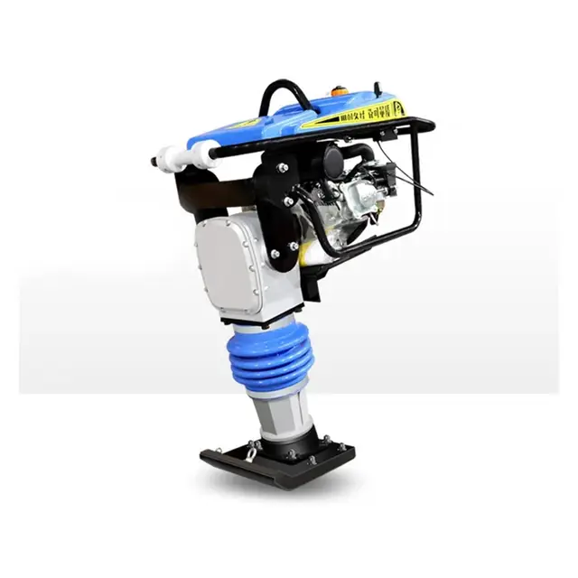 Apisonador de suelos Apisonador Compactador Gasolina Motor de mano Compactador Apisonador de impacto Para demolición, zanjeo y astillado