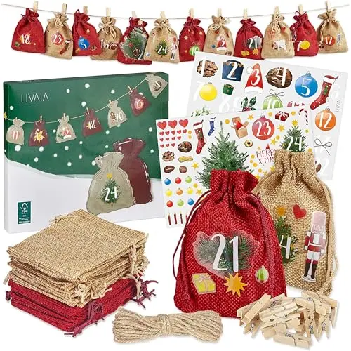 livaia calendario adviento rellenable
