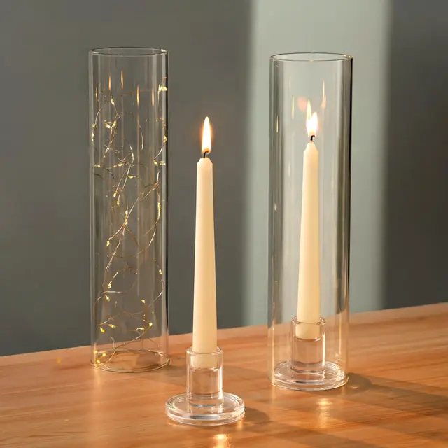 nuptio huracán candelabro vidrio