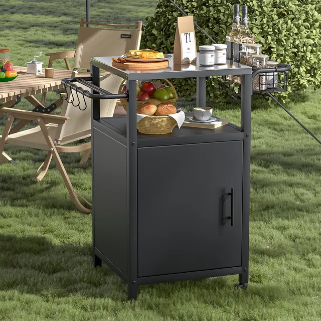 skokliz h0133 carro barbacoa exterior