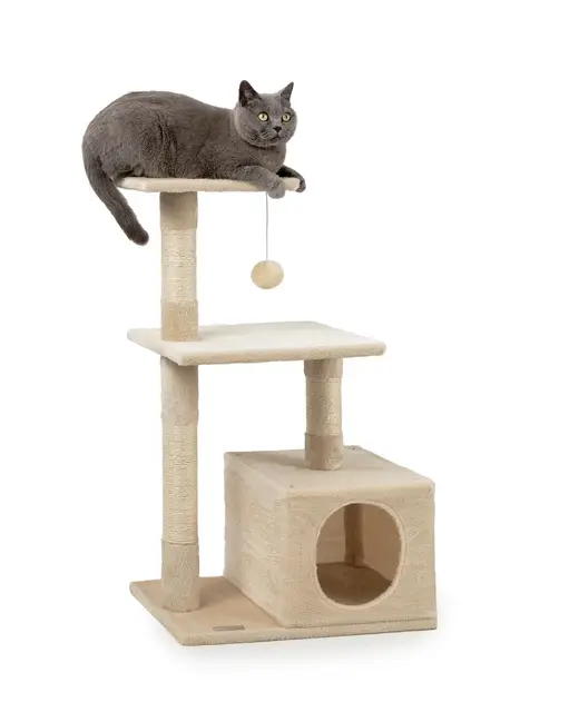 dibea lionto rascador gatos 85 cm beige
