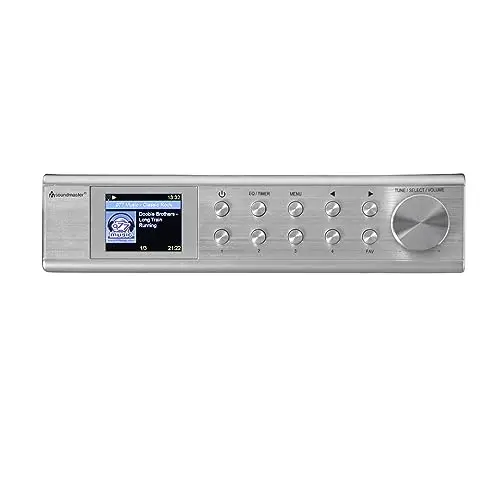 Soundmaster IR1500SI Radio por Internet Dab+ Radio Digital Reproductor de Red UPNP Bluetooth Radio bajo encimera de Cocina Radio bajo encimera