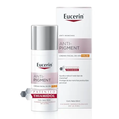 Eucerin Anti-Pigment Crema de Día con FPS 30 (50 ml), crema antimanchas para una piel más uniforme y radiante, con filtros UV y Thiamidol, hidratante facial para todo tipo de pieles
