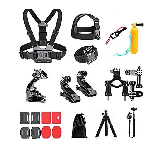 aolkee kit 20 en 1 accesorios gopro