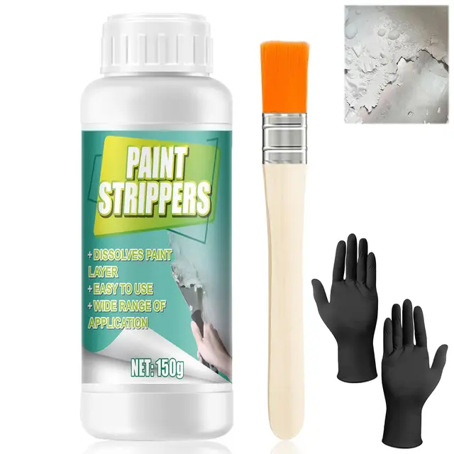 Miioto Decapante Pintura Metal, Decapante para Metal, decapante de Pintura Eficiente, Removedor de Pintura, Decapante de Pinturas sin Rayas Para Metal, Coches y Varias Superficies Metálicas(150g)