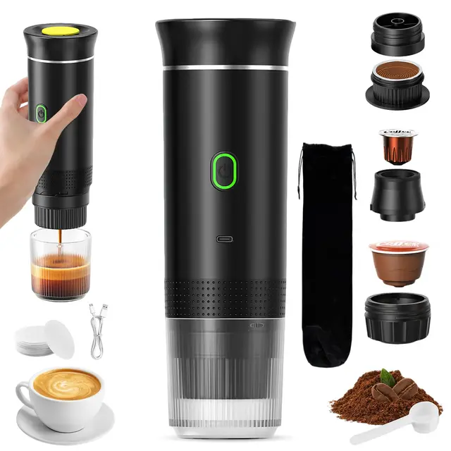 VHV KF-JN-02 Cafetera Portátil Espresso 3 en 1