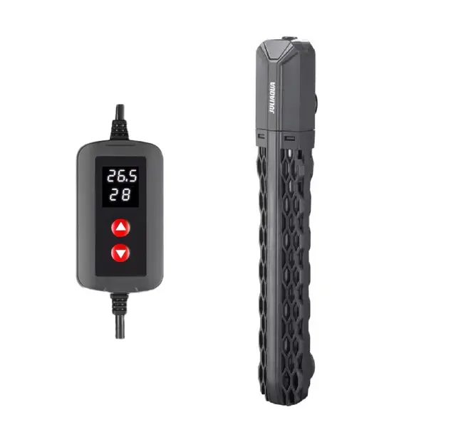Calentador de Acuario con Pantalla de Temperatura Eco Calentador Ajustable 25W/50W/100W/200W/300W/500W (E-50W)