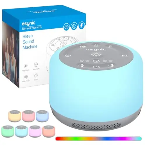esynic máquina ruido blanco portátil