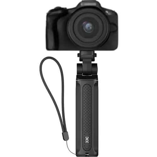 JJC Asa de la cámara, asa, soporte de mesa, trípode, palo para selfies, estabilizador de mano para Canon, Nikon, Sony, DSLR, cámara digital, videocámara
