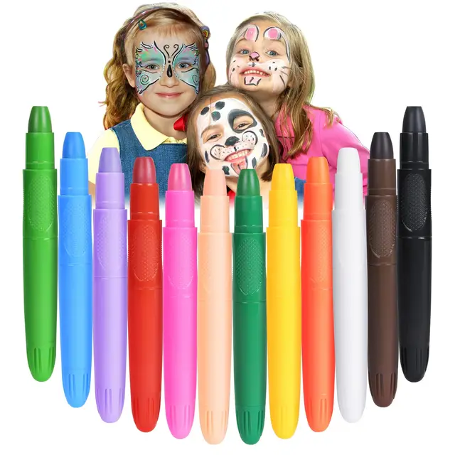 uraqt pintura cara 12 colores