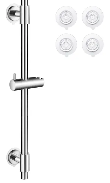 kes barra ducha adhesiva 78cm acero