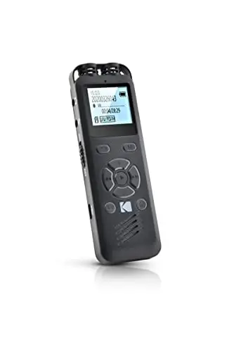 KODAK VRC250 - Dictáfono Digital Digital VRC350-8 GB, Color Gris