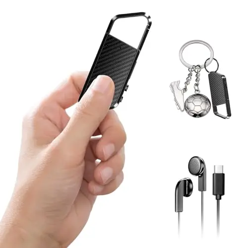 72GB Grabador de Voz con reconocimiento de Voz – grabadora, Grabador móvil con DSP5.0 Compatible OTG, 6800h duración de grabación de Contenido, Grabador de Voz para reuniones/interviews/conferencias