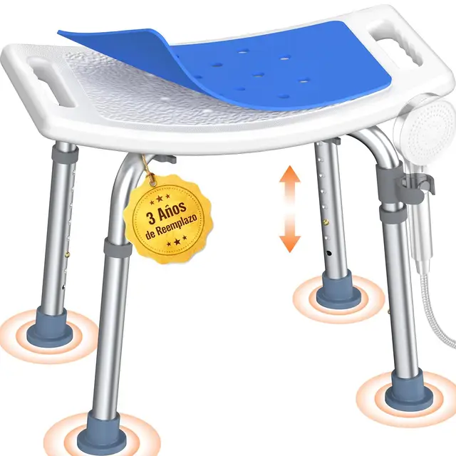 luckfaith lc02 taburete ducha azul
