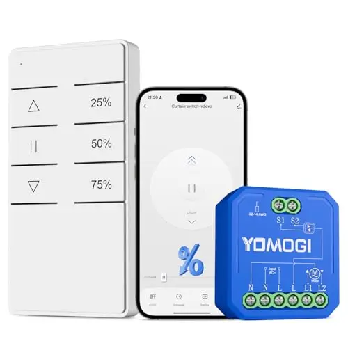 yomogi módulo persiana wifi con mando rf