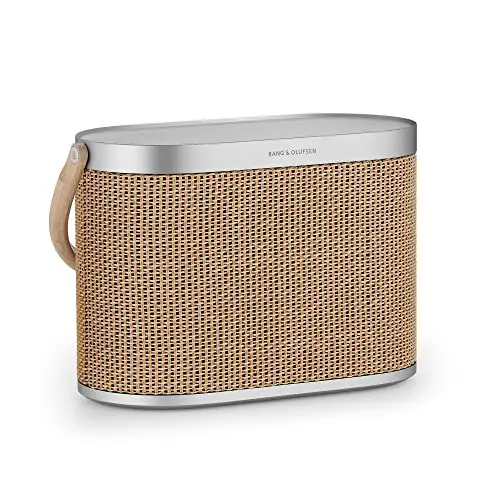 Bang & Olufsen Beosound A5 – Altavoz Bluetooth portátil Modular, Altavoz inalámbrico Potente para casa y Exterior, batería de Larga duración y Base de Carga inalámbrica integrada - Nordic Weave