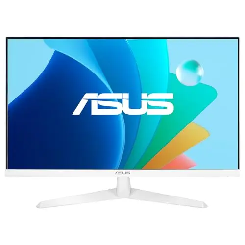 ASUS VY279HF-W Monitor Gaming Eye Care de 27 Pulgadas, FHD 1920x1080, IPS, 100Hz, IPS, 1 ms, Adaptive Sync, Eye Care Plus, Aumento de Color, recordatorios, Tratamiento Antibacteriano