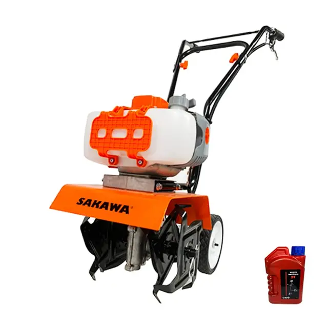 SAKAWA Motoazada Mini compacta Motor Gasolina + Aceite
