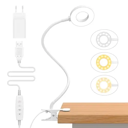 izell 23 led flexo con pinza