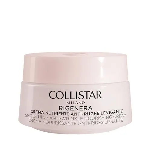 Collistar Rigenera Crema Nutritiva Antiarrugas Alisadora, Regenera la Piel, Textura Rica y Fundente, 50 ml