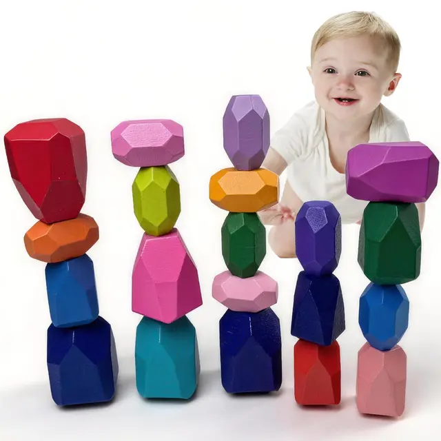 chuanfu piedras apilables montessori 20