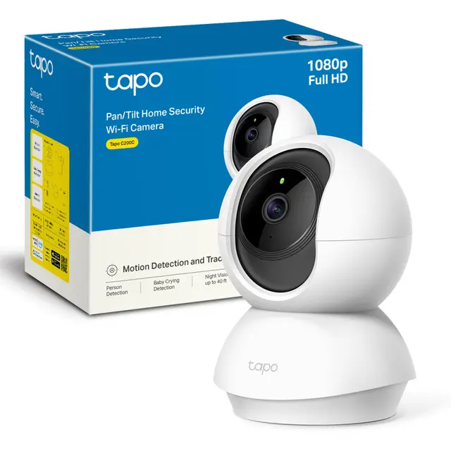 Tapo C200C Cámara IP Wi-Fi 360° FHD 1080p Interior