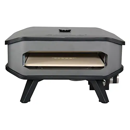 Cozze Horno de gas para pizzas Cozze® 13" con termómetro y piedra para pizzas 5,0 kW