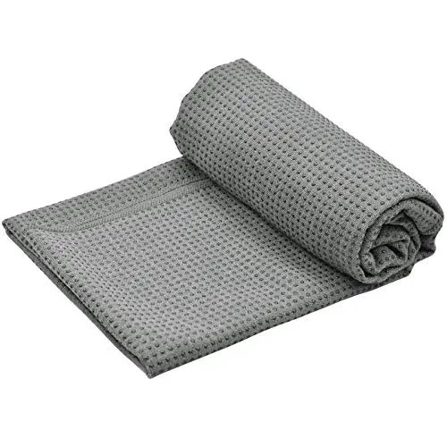 Toalla Yoga Antideslizante para Colchoneta, Toalla Yoga Hot Grande para Esterilla Yoga, Toalla de Microfibra con Bolsa de Transporte para Pilates, Bikram