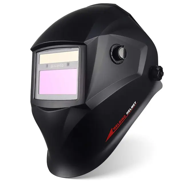 Careta Soldar Automatica,Energía Solar Mascara de Soldar Gran Vista Careta Soldadura Automatico Oscurecimiento ARC TIG MIG/mag Grinding Completo con 5 Lentes