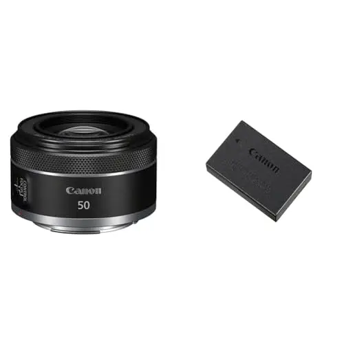 Canon Objetivo RF 50mm F1.8 STM & LP-E17 Bateria para Cámara EOS M3