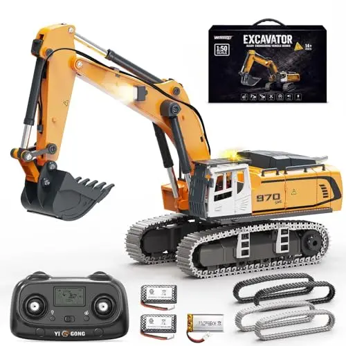 womaqu yg970 excavadora rc 1:50