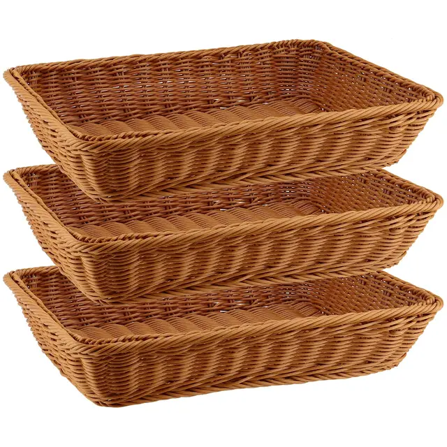 chuifai cesta polirratán 40x30x8 set 3