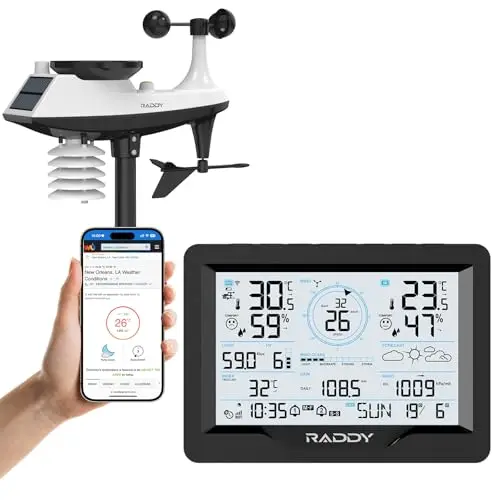 raddy mn6 estación meteorológica wifi