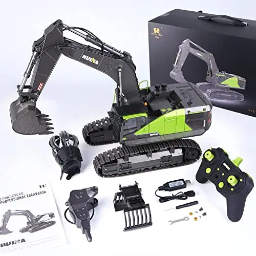 pengbu rc huina 1593 excavadora rc 1:14