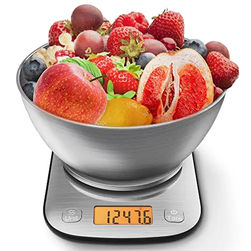 GRAM PRES GP3-5000 Báscula de Cocina Digital Acero Inoxidable