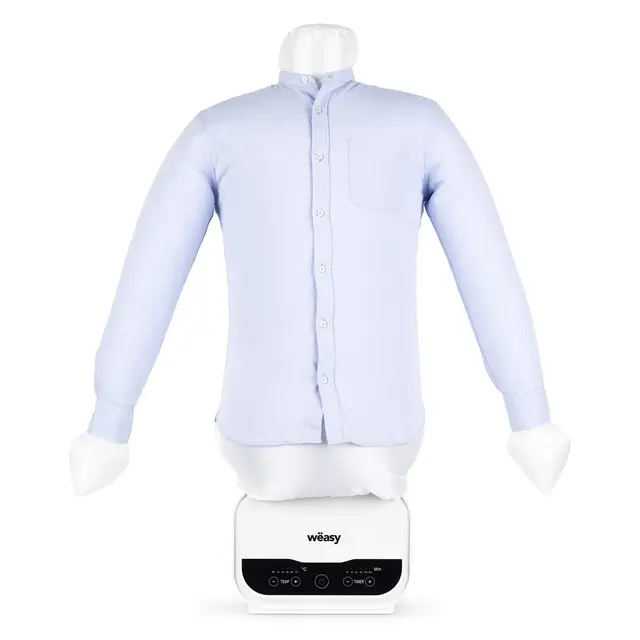 Weäsy IRO320 Maniquí de Planchado y Secado Automático Magic Pressing Para Camisas, Plancha A Vapor, 1200W, Hasta 130ºC, Planchado Perfecto, Blanco