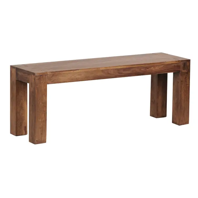 finebuy banco comedor sheesham 120cm