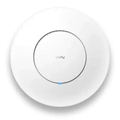 Cudy AX3000 2.5G WiFi 6 Punto de Acceso inalámbrico, 2.5Gbps RJ45, solución WiFi Comercial con Malla, MU-MIMO, Alimentado por PoE o CC, Cudy Mesh y App Soporten, AP3000