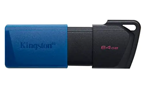 Kingston DataTraveler Exodia M Memoria flash USB 3.2 Gen 1 DTXM/64GB - with Moving Cap (Negro + Azul)