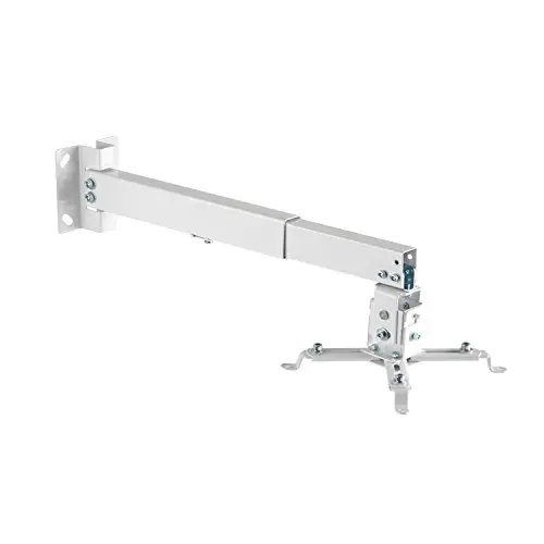 AISENS CWP01TSE-049 - Soporte de Techo o Pared para proyector, Color Blanco