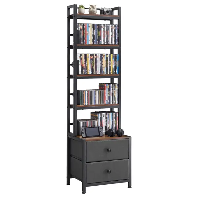 vevor mueble multimedia 4 estantes 2