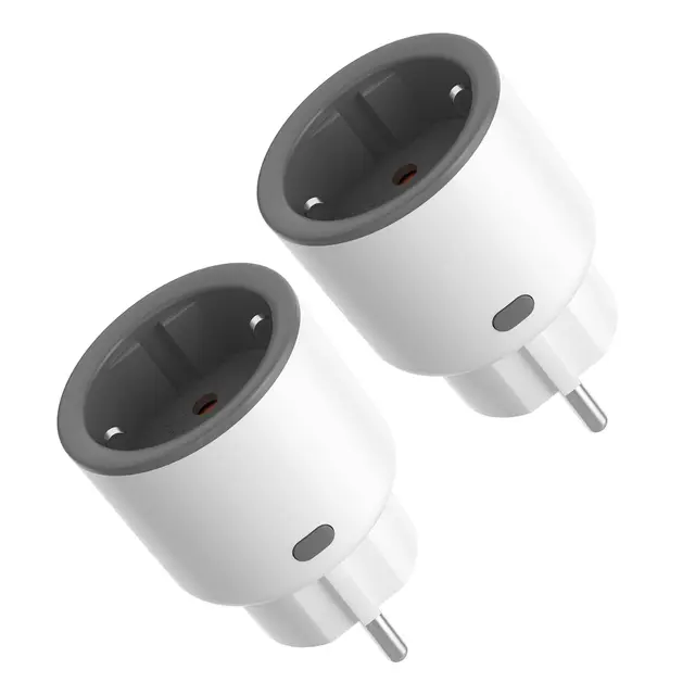 SONOFF S60TPF Enchufe Inteligente Wi-Fi (con Monitoreo Energético),Programar el Encendido/Apagado, Ahorro Energía, Compatible con Alexa y Google Home, 2 Pack | Protección contra sobrecarga, control por app y voz, compatible con Alexa y Google Home, control remoto y horarios