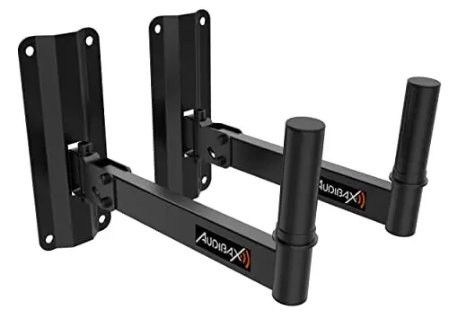 Audibax Neo 40 Soporte de Pared para Altavoz Profesional. Vaso 35mm (Pareja)
