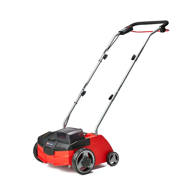 Einhell Escarificador/aireador inalámbrico - GC-SC 36/31 Li PXC. Combinada 3 en 1, motor de bobinado en serie, unidad de corte con rodamiento de bolas, suministrada sin batería y cargador