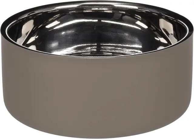 comedero Perro - comedero Xara Taupe Premium - Mantiene el Agua y la Comida Frescas más Tiempo - 1,9L