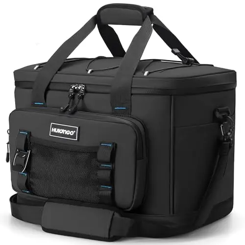 Hulongo Bolsa térmica, Bolsa térmica Grande de 30 litros, Bolsa térmica Impermeable para Picnic, Nevera portátil a Prueba de Fugas, Ideal para acampadas, Viajes, la Compra y la Pesca